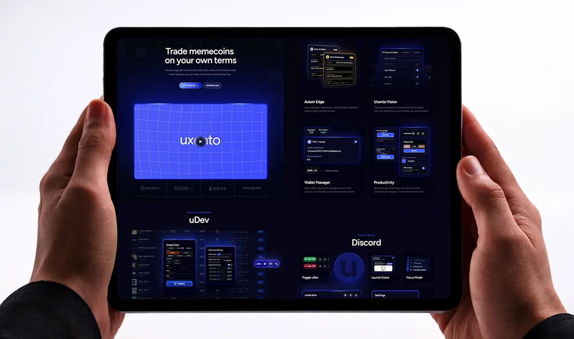 Uxento — Web3 project by Cyber Studio